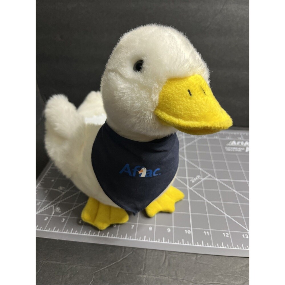 AFLAC Talking Duck w/Bowl Plush Stuffed Animal WORKS!
